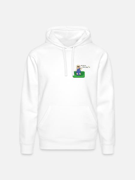 Chimy: Pure Emotions Collection - Stanley/Stella Drummer Unisex Organic Hoodie - white