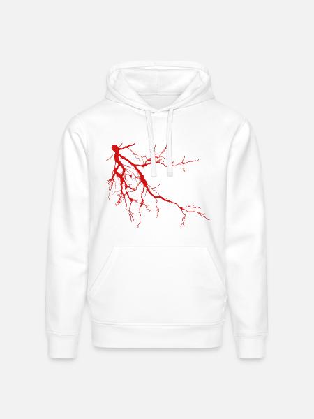 Thunderbolt - Stanley/Stella Drummer Unisex Organic Hoodie - white