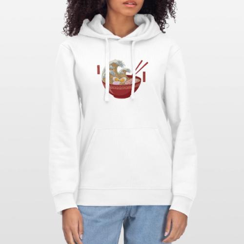 The Great Wave of Ramen - Stanley/Stella Drummer Unisex Organic Hoodie