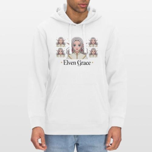 Elven Grace Fantasy Elf Maiden Graphic Magic - Stanley/Stella Drummer Unisex Organic Hoodie