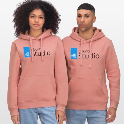 Ubuntu Studio 2022 - Stacked - Stanley/Stella Drummer Unisex Organic Hoodie