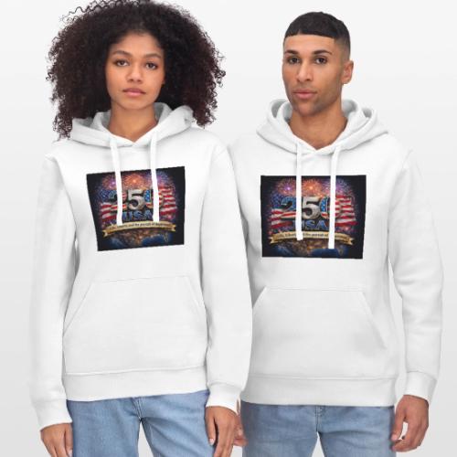 USA 250th Celebration - Stanley/Stella Drummer Unisex Organic Hoodie