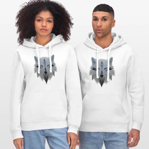 Ivory Grace Wolf - Stanley/Stella Drummer Unisex Organic Hoodie