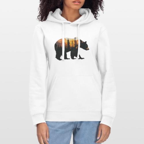 Bear: Sunset Guardian - Stanley/Stella Drummer Unisex Organic Hoodie