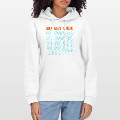 Say Hello in Binary code - Stanley/Stella Drummer Unisex Organic Hoodie