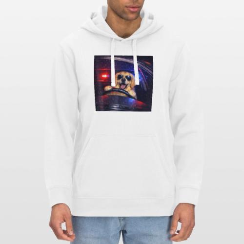 Funny Police Golden Retriever Meme Tee - Stanley/Stella Drummer Unisex Organic Hoodie