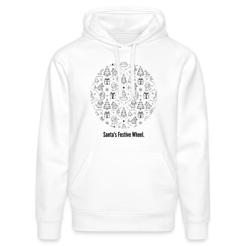 Santa's Festive Wheel T-Shirt - Stanley/Stella Drummer Unisex Organic Hoodie
