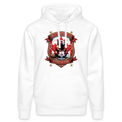 Canada Beaver Crest T-Shirt, Pride Badge Gift - Stanley/Stella Drummer Unisex Organic Hoodie
