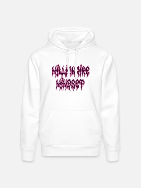 MM new logo - Stanley/Stella Drummer Unisex Organic Hoodie - white
