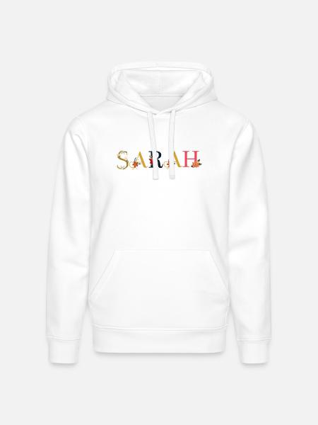Sarah - Stanley/Stella Drummer Unisex Organic Hoodie - white
