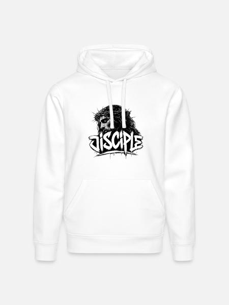 Disciples - Stanley/Stella Drummer Unisex Organic Hoodie - white