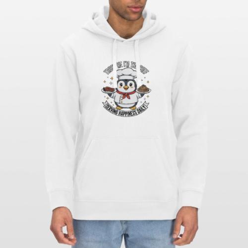 cute Penguin Chef-Funny Cartoon Daily Happiness - Stanley/Stella Drummer Unisex Organic Hoodie