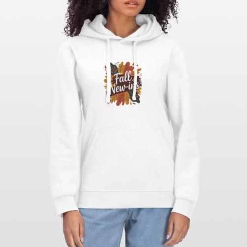 Fall New-Ins Autumn Leaves Acorn Seasonal Outfit - Stanley/Stella Drummer Unisex Organic Hoodie