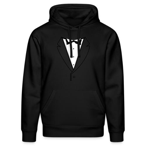 Tuxedo Plain w. Black Lines - Stanley/Stella Drummer Unisex Organic Hoodie