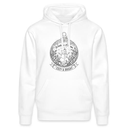 Festive Snowman T-Shirt - Stanley/Stella Drummer Unisex Organic Hoodie