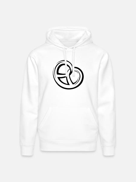 pretzel - Stanley/Stella Drummer Unisex Organic Hoodie - white