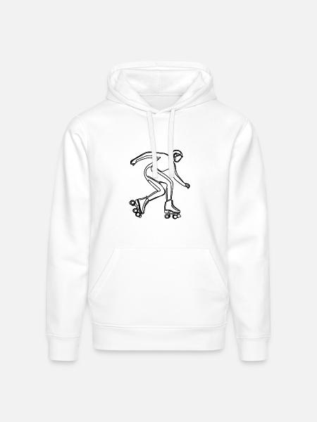 Farming ECG - Stanley/Stella Drummer Unisex Organic Hoodie - white