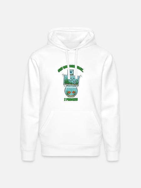 Just One More Tank - Stanley/Stella Drummer Unisex Organic Hoodie - white