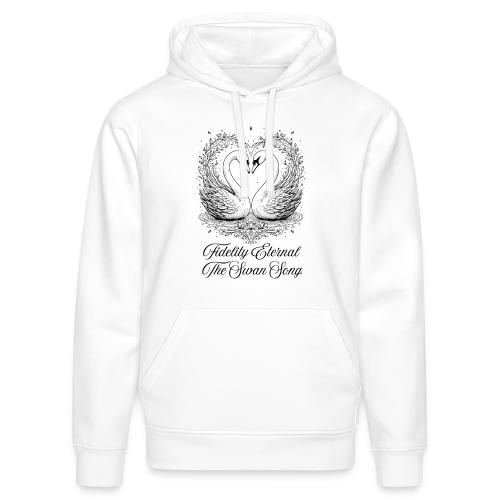 Poetic Swan T-Shirt - Stanley/Stella Drummer Unisex Organic Hoodie