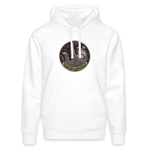 Sloth Home Watcher T Shirt - Stanley/Stella Drummer Unisex Organic Hoodie