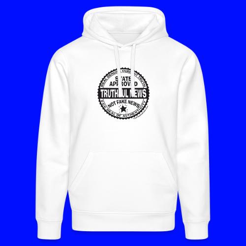 Truthful News FCC Seal - Stanley/Stella Drummer Unisex Organic Hoodie