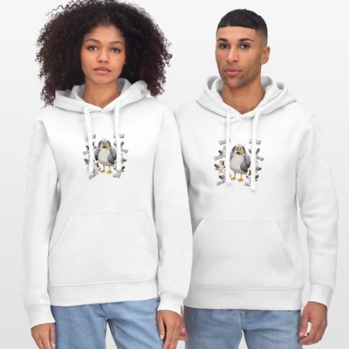 Seagull Mom Chaos - Stanley/Stella Drummer Unisex Organic Hoodie