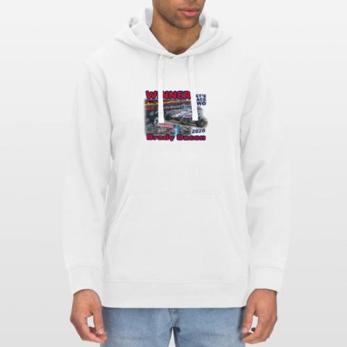 Brady Bacon #LetsRaceTwo Winner - Stanley/Stella Drummer Unisex Organic Hoodie
