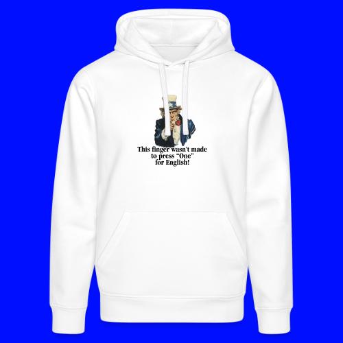 Uncle Sam - Finger - Stanley/Stella Drummer Unisex Organic Hoodie