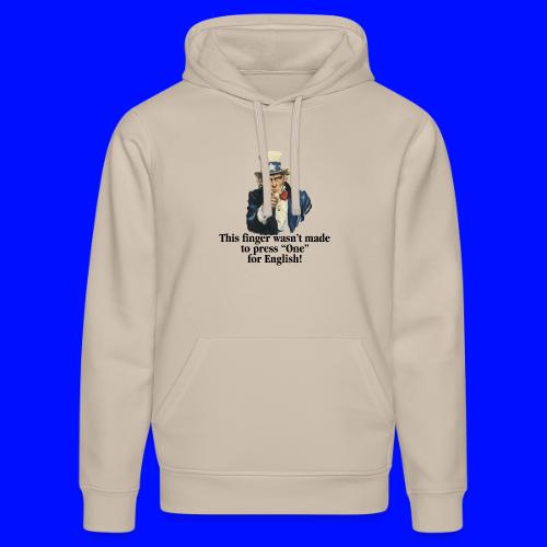 Uncle Sam - Finger - Stanley/Stella Drummer Unisex Organic Hoodie