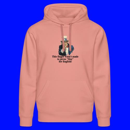 Uncle Sam - Finger - Stanley/Stella Drummer Unisex Organic Hoodie