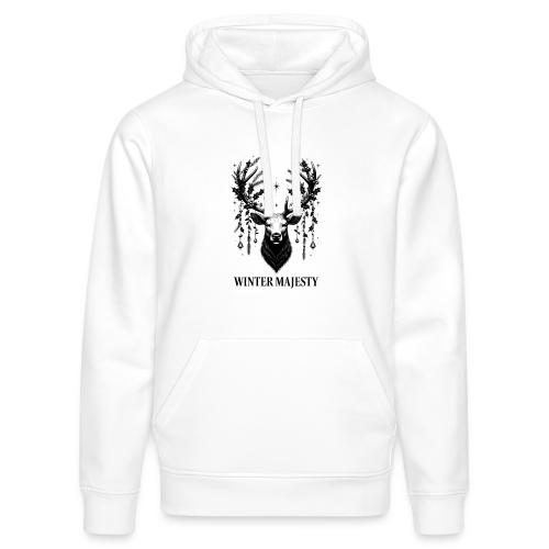 Majestic Reindeer T-Shirt, Poster, & Mug - Stanley/Stella Drummer Unisex Organic Hoodie