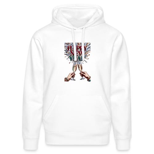 Toasting Hands T-Shirt Confetti Shower Premium - Stanley/Stella Drummer Unisex Organic Hoodie