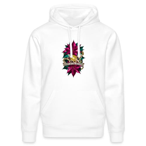 Queen of the Solstice Poinsettia T-Shirt - Stanley/Stella Drummer Unisex Organic Hoodie