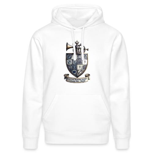 Selective Hearing Expert Crest T Shirt - Stanley/Stella Drummer Unisex Organic Hoodie