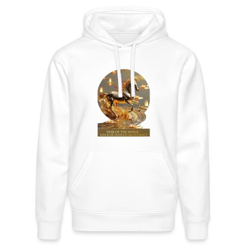 Year of the Horse Abundance T Shirt, Lunar NY Gift - Stanley/Stella Drummer Unisex Organic Hoodie