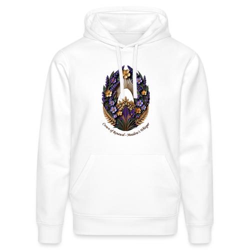 Easter Meadow Crown Renewal T Shirt, Spring Gift - Stanley/Stella Drummer Unisex Organic Hoodie