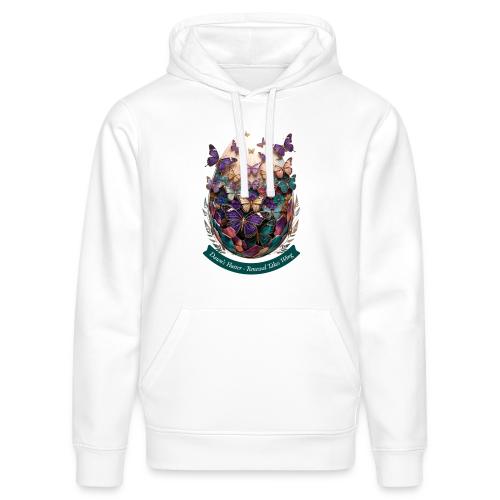 Easter Dawn's Flutter Butterfly T Shirt, Gift - Stanley/Stella Drummer Unisex Organic Hoodie