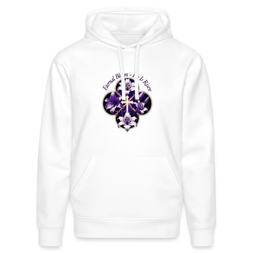 Easter Eternal Bloom Lily Crown T Shirt, Gift - Stanley/Stella Drummer Unisex Organic Hoodie