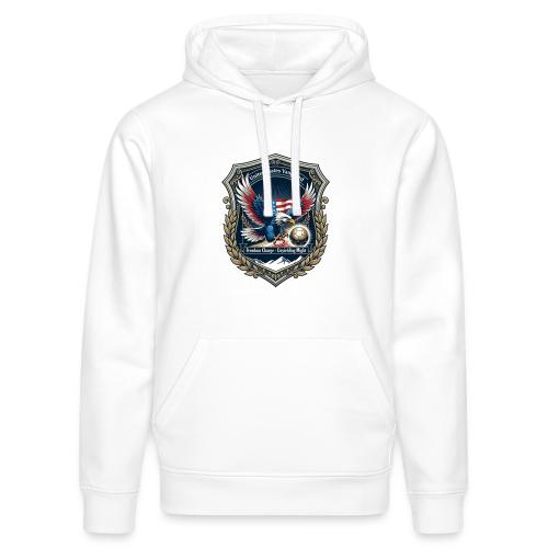 USA Eagle Vanguard T-Shirt,American Flag PrideGift - Stanley/Stella Drummer Unisex Organic Hoodie