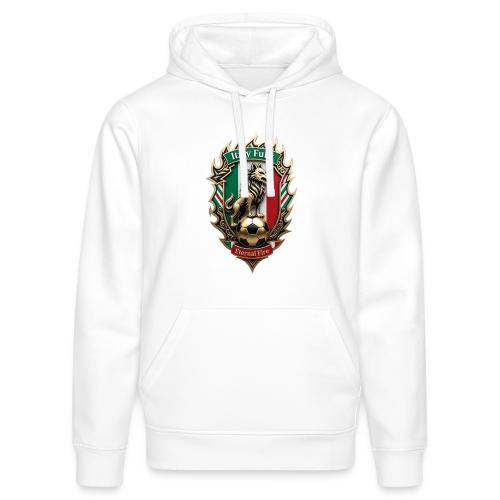Italy Wolf Fury T-Shirt, Italian Flag Pride Gift - Stanley/Stella Drummer Unisex Organic Hoodie