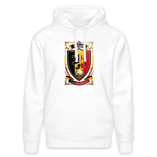Belgium Lion Crest T-Shirt, Belgian Flag Gift - Stanley/Stella Drummer Unisex Organic Hoodie