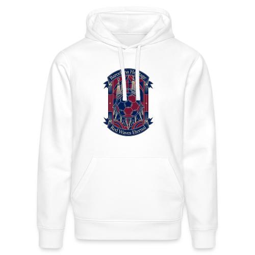 Barcelona Red Heritage T Shirt, Barsa fan Gift - Stanley/Stella Drummer Unisex Organic Hoodie