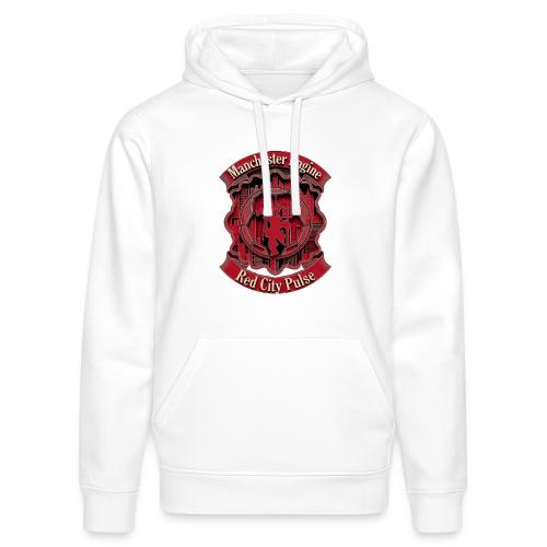 Red Manchester T Shirt, Red Soccer City Pride Gift - Stanley/Stella Drummer Unisex Organic Hoodie
