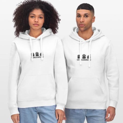 Playful Dog Paw Rock Paper Scissors - Stanley/Stella Drummer Unisex Organic Hoodie