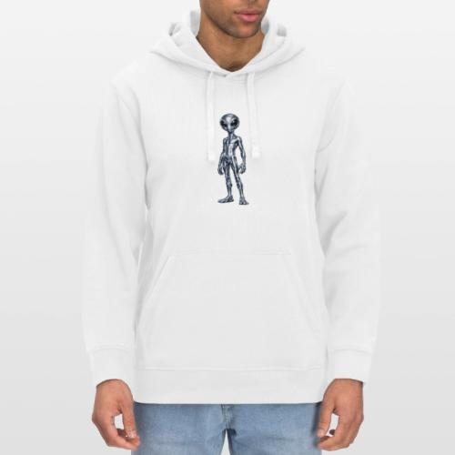 Silver Alien - Stanley/Stella Drummer Unisex Organic Hoodie