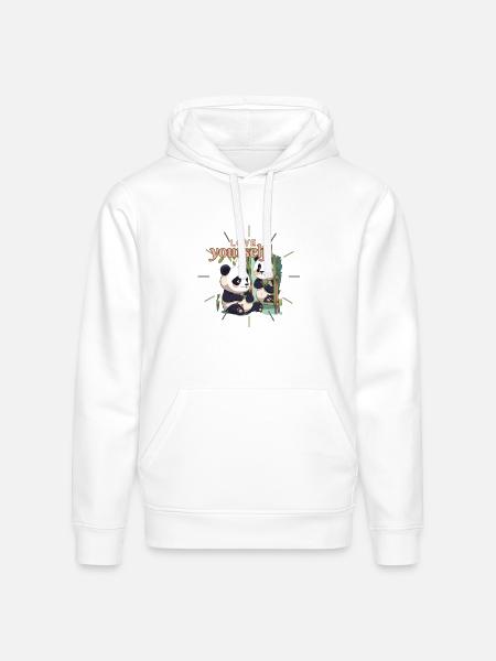 Mirror of Self-Love - Stanley/Stella Drummer Unisex Organic Hoodie - white