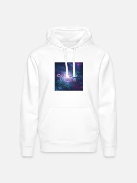 Code Your Dreams - Stanley/Stella Drummer Unisex Organic Hoodie - white
