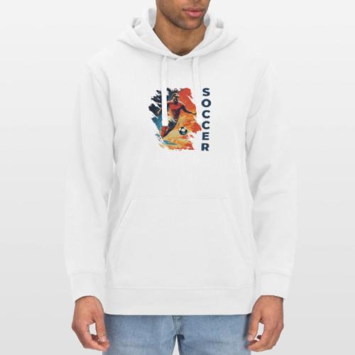 Soccer Action Pulse - Stanley/Stella Drummer Unisex Organic Hoodie
