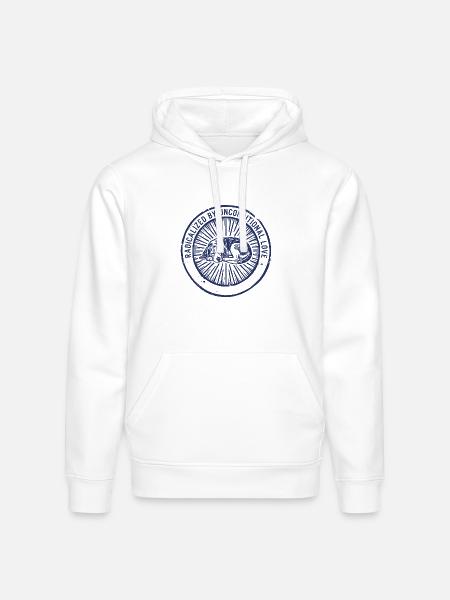 Unconditional Love Sleeping Dog - Stanley/Stella Drummer Unisex Organic Hoodie - white