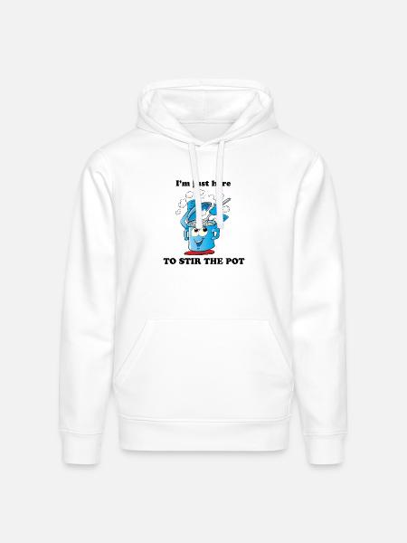 Stir The Pot - Stanley/Stella Drummer Unisex Organic Hoodie - white